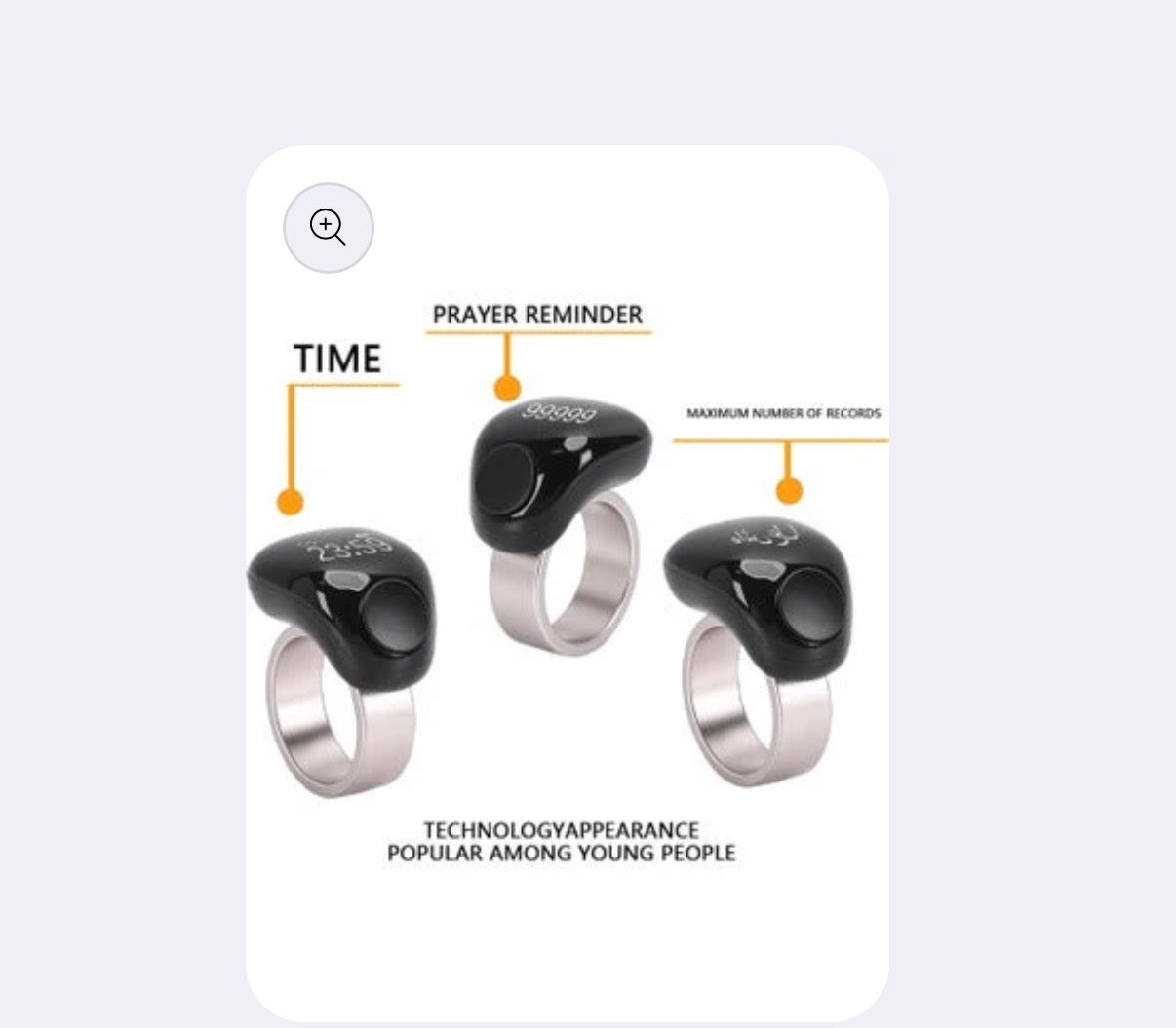 Bague Zikr Tasbih À 11000