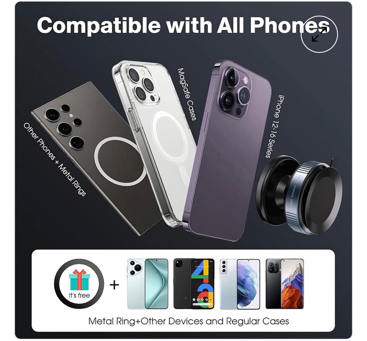 Support Magnétique 360